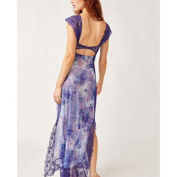 🎉LAST CHANCE🎉 FREE PEOPLE Suddenly Fine Maxi Slip / Spring Rain Combo - Picture 3 of 7